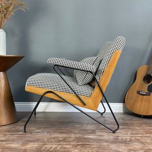 Fauteuil de salon moderne en métal à siège unique, style écossais, pour intérieur, confortable et relaxant - Product Image 3