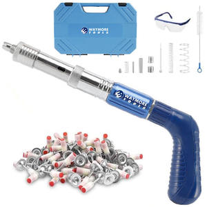 ชุดเครื่องยิงตะปูคอนกรีตสำหรับโรงงาน พร้อมตะปู 200 ชิ้น ปรับความเร็วได้ 5 ระดับ พร้อมเครื่องยิงลมในตัว - Product Image 1