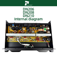 Amplificateur de puissance professionnel Paulkitson DN208 DN218 2 canaux, amplificateur de puissance de classe D, amplificateurs audio professionnels