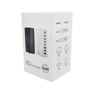 High Power 268W 8 Ports Multiple Port Type <b>C</b> <b>USb</b> <b>a</b> Fast Charging PD Desktop Portable Travel Mobile Phone Power <b>Adapter</b> - Product Image 6