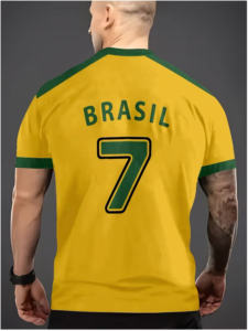 Оптовые мужские футбольные шорты сборной Бразилии на заказ, 100% полиэстер, дышащие, быстросохнущие - Product Image 5