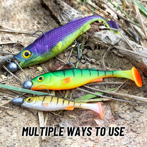 Spinpoler vigor perca de señuelo de pesca 7cm 11cm 14cm Shad UV activa japonesa arte de peces de goma Swimbait para el bajo <span class=keywords><strong>Pike</strong></span> Zander - Product Image 6