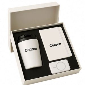 Customized Leather A5 <b>Notebook</b> Vacuum Tumbler Corporate <b>Set</b> for Business Recognition-Christmas Promotional Gift Made China - Product Image 1