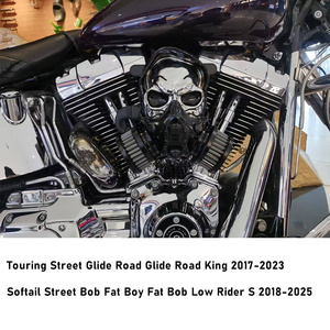 <span class=keywords><strong>Skull</strong></span> Hiệu Suất Cao Làm Thế Nào Dòng Chảy Bộ Lọc Không Khí Lượng Không Khí Cho Harley Touring Đường Phố Trượt Đường Trượt Đường Vua 2017 2023 - Product Image 2