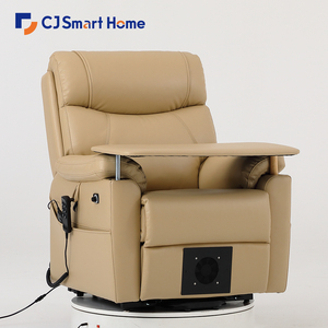 Sillón reclinable de belleza eléctrico de elevación y descenso cómodo de alta calidad con bandeja de manicura extraíble y reposapiés - Product Image 1
