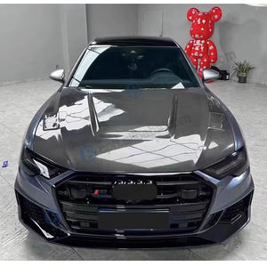 Capot de capot moteur en Fiber de carbone noir haute Performance pour 2020-2022 <span class=keywords><strong>AUDI</strong></span> A6 <span class=keywords><strong>RS6</strong></span> C8 Condition Nouveau - Product Image 2