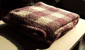 Ma Thuật Màu Xanh Lá Cây Không Khiếm Khuyết Chất Lượng Cao 100% Polyester Micro Lông Sợi Sợi Nhỏ Bé Sọc Đan Carter Đầu Gối Ném Chăn - Product Image 6