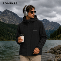 Veste technique haut de gamme 3 en 1 personnalisée, imperméable, coupe-vent, thermique, pour homme, femme, unisexe, veste de montagne, imperméable technique pour l'extérieur