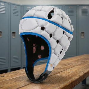 Cascos de Rugby Deportivos Dobles Ajustables de PU Unisex con Servicio OEM, Equipo Deportivo de Moda - Product Image 4