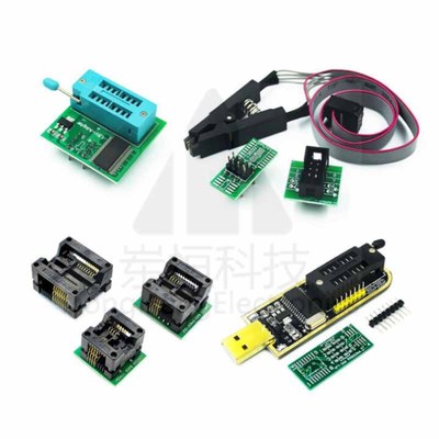 Тирантный золотистый USB-программатор завода материнской платы CH341A + тестовый зажим SOP8 ДЛЯ бесплатной разборки