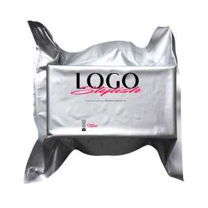 Customized logo Metallic Silver Mailer Bag for Clothing Vacuum Mailing Bags - Product Image 1