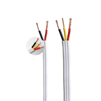 Cableado de línea paralela doble de 1,5mm, 2,5mm, 4mm, 6mm, Cable gemelo de PVC Flexible, Conductor de cobre, Cable plano de 2 núcleos para electrodomésticos