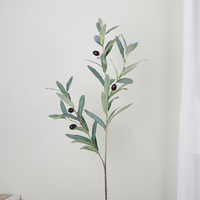 Branches d'olivier artificielles de haute qualité pour la décoration intérieure