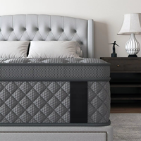 Matelas hybride en mousse à mémoire de forme, respirant, confortable, mousse de soutien haute densité, soulagement de la pression, écologique, usage hôtelier, 10 ans