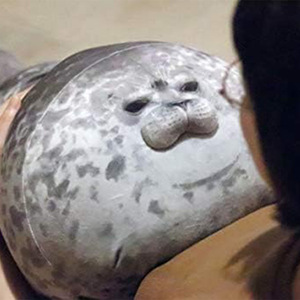 UYEAH adorable Chubby Blob Seal 3D relleno suave almohada PP algodón relleno para la decoración del hogar de los niños cumpleaños y juego de bebé - Product Image 6