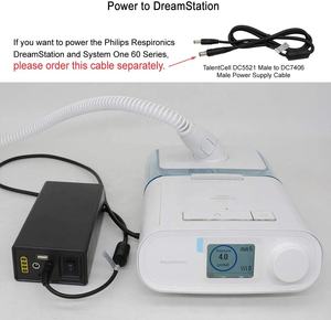 พัดลมพลาสติก PB120B1 กล้อง ผลิตภัณฑ์อิเล็กทรอนิกส์ ชาร์จใหม่ได้ แบตเตอรี่ลิเธียมไอออน 12V 12800mAh สำหรับเครื่อง CPAP - Product Image 4