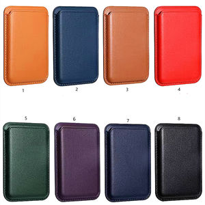 Accessoires de base d'étui de <span class=keywords><strong>téléphone</strong></span> <span class=keywords><strong>portable</strong></span> de luxe de mode personnalisée pour support magnétique portefeuille porte-cartes de <span class=keywords><strong>téléphone</strong></span> en cuir pour l'arrière du <span class=keywords><strong>téléphone</strong></span> - Product Image 5