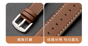 Convient pour <span class=keywords><strong>Apple</strong></span> Watch Strap Bracelet en cuir de silicone <span class=keywords><strong>Watch8</strong></span>/7 pour Huawei/Samsung 22mm Bracelet de montre en silicone de remplacement - Product Image 6