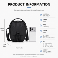 Nouveau Sac Bandoulière Homme 2026 Imperméable Tendance Petit Sac de Voyage avec Interface USB