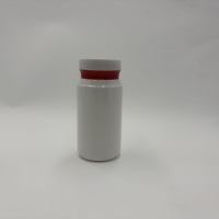 Bouteille en plastique cylindrique blanche PET de haute qualité de 120 ml et 150 ml avec bouchon à vis pour l'emballage de bonbons et de pilules