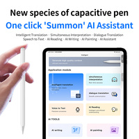 Stylet IA de Luxe 2025 à Chargement Magnétique, Technologie de Détection Active, Autonomie de 10 Heures, pour iPad et Enregistrement Intelligent des Réunions