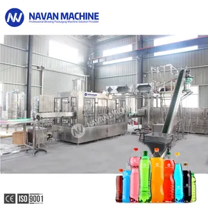 Soft Drink Production Line Complete Automatic Cola Sparkling Water Filling Machine
