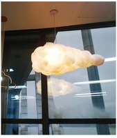 Nordique nuage restaurant décoration créative pendentif lumière magasin de vêtements centre commercial fenêtre lustre lampe