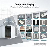 Fabrikpreis 20FT 40FT Luxus Vorgefertigte Container-Häuser Outdoor Abnehmbare Container-Häuser für Resort und Baustellenunterkünfte
