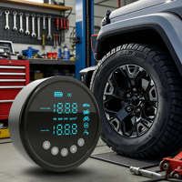 Portable Wireless Electric Air Compressor ABS Material Mini Car Tires Pump Digital Gauge Lighting Function USB Charging 150PSI