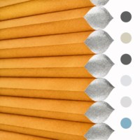Tissu pour stores plissés alvéolés (type nid d'abeille) pour fenêtres, qualité supérieure, ODM OEM, catalogue personnalisé, vente en gros [Tissu uniquement]