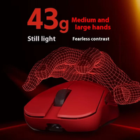 Madlions MAD G MAX MAD G MAX Gamer Mouse Dual Mode PAW3395 Souris de jeu personnalisée 8000Hz Polling Rate Souris de jeu sans fil légère