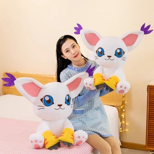 Cadeau d'anniversaire pour enfants mignon fée Tailmon <span class=keywords><strong>chiffon</strong></span> <span class=keywords><strong>poupée</strong></span> peluche douce avec de grandes oreilles oreiller mignon droit en plusieurs tailles - Product Image 5