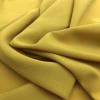 Confortable 50D 100 Polyester Spandex Stretch Satin Chiffon Chemise Blouse Tissu Imité Soie Armure pour Robes