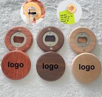 Décapsuleur magnétique en bois vierge, aimant de réfrigérateur et autocollant aimanté pour messages sur mur photo, pour cuisines domestiques, tire-bouchons et ouvre-bouteilles