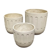 Maceta Moderna de Alta Calidad con Dimensiones Personalizadas, Maceta Grande Esmaltada, Ecológica, con Orificio de Drenaje, para Hogar, Jardín y Suelo