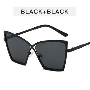 2025 Vintage Oversized Vlinderzonnebrillen Dames Luxe Zonnebescherming Nieuwe Aanwinst Mode Cat Eye Zonnebrillen Groothandel - Product Image 5