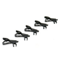 Microphone cravate avec clip métallique, pièces de rechange pour microphone, clip de col pour chemise
