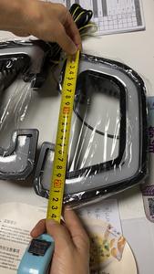 Copertura per Luci Diurne a LED e Fendinebbia per Auto, Compatibile con <span class=keywords><strong>Audi</strong></span> <span class=keywords><strong>A3</strong></span>/A4/Scirocco VW Polo/RX/A8 e Griglia Performance ADT-GL-C - Product Image 4