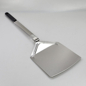 Pelle <span class=keywords><strong>à</strong></span> <span class=keywords><strong>pizza</strong></span> pliable en acier inoxydable pour e-commerce, outil de transfert de gâteaux, ustensile de cuisine pour la pâtisserie - Product Image 2