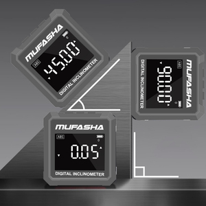 <span class=keywords><strong>Digital</strong></span> <span class=keywords><strong>Angle</strong></span> Finder 3-seitiger starker magnetischer 4*90-Grad-Winkelmesser Elektronischer Neigung messer würfel für das Messwerk zeug für die Holz bearbeitung - Product Image 3