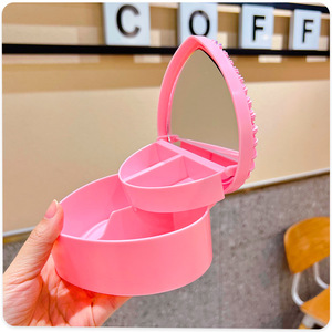 Boîte à bijoux en carton pour enfants, Kit d'artisanat en plastique en forme de cœur pour enfants de 4 à 6 ans, cadeau avec matériaux de colle crémeuse - Product Image 2
