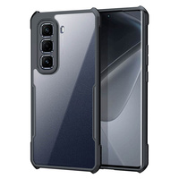 Étui de protection anti-chute pour Infinix Hot 50 Pro+ 4G avec protection de l'appareil photo, dos transparent à quatre coins, étui fin