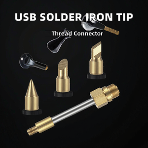 Mini Soldador Portátil USB 5V 30W con Punta de Soldadura, Rosca 510, Cortador de Cobre, Cabezal de Herramienta en Forma de Herradura, Interfaz 510, Cautín - Product Image 2