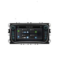Autoradio 2 Din Linux pour Ford Focus 2 S-Max Mondeo Mk4 9 Galaxy C-Max Kuga 3 Navi Bluetooth FM 7'' 2DIN Lecteur multimédia DVD