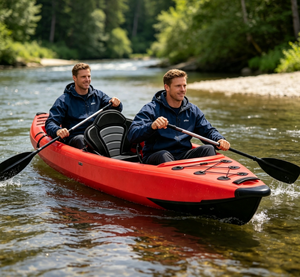 Kayak Inflable en Oferta, Disponible con Certificación OEM, Kayak Doble para Pesca, Viajes Familiares, Aventuras Fluviales y Actividades al Aire Libre - Product Image 1