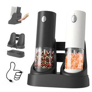 Molino de Sal y Pimienta Eléctrico Recargable Portátil de Gran Tamaño con Ajuste de Grosor, en Oferta - Product Image 4