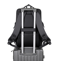 Tas Ransel Kain Oxford Multi-kompartemen Tahan Air, Tahan Aus, Kapasitas Besar, dan Tahan Lama untuk Kantor, Perjalanan, dan Laptop