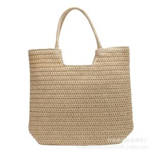 Bolso de Playa de Gran Capacidad, Estilo Bohemio, Tejido de Paja PP, para Hombre, Verano 2025, Nueva Tendencia - Product Image 5