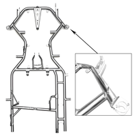 Assemblage de sous-châssis en acier sur mesure, soudure de précision, fabrication, équipement de cintrage et de découpe CNC pour tubes et cadres