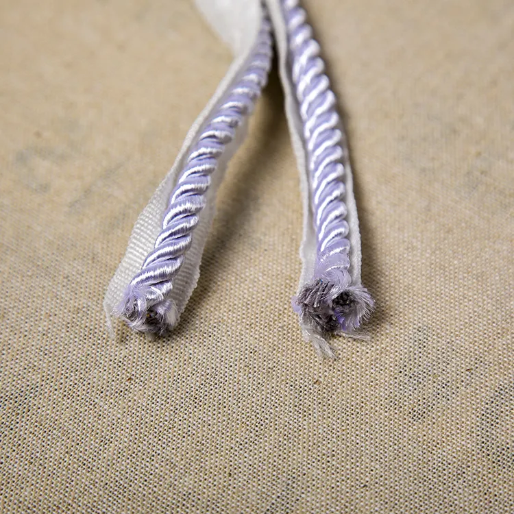 Высококачественная тонкая двойная плетеная Экологически чистая полиэфирная плетеная витая веревка под заказ для сумок